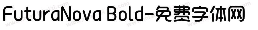 FuturaNova Bold字体转换